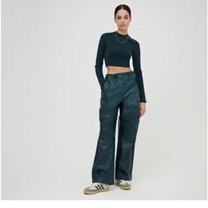 Kith Deep Green Parachute pants
